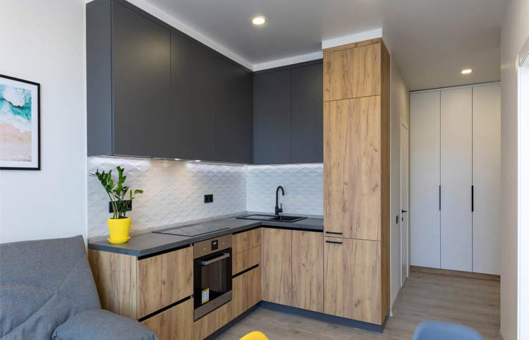 Дизайн кухни гостиной 18 кв м ∾ 50 фото интерьеров 2022