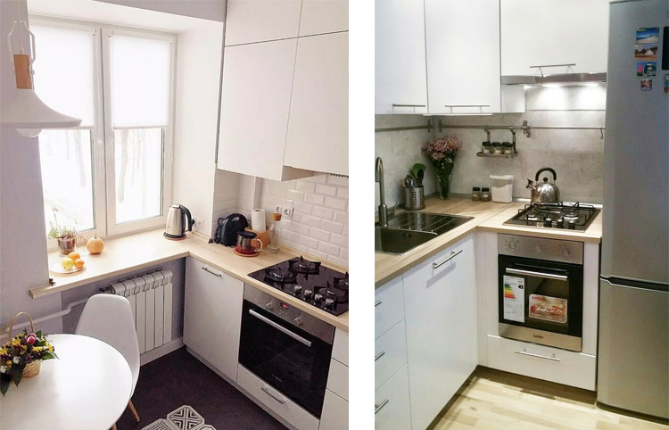 Ремонт маленькой кухни – экономия пространства кухни