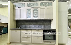 прямая кухня классика серая плита встроенная портфолио встроенная матовая стильные 2400 мм