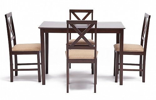 Столы + стулья Хадсон(стол + 4 стула) TetChair Новосибирск